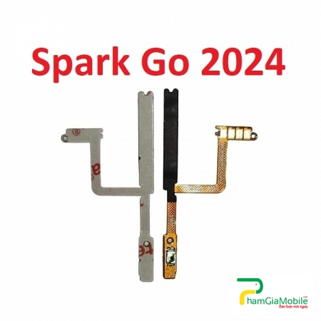 Dây Nút Nguồn Âm Lượng Tecno Spark Go 2024 Dây Nút Nguồn On Off  Linh Kiện Thay Thế